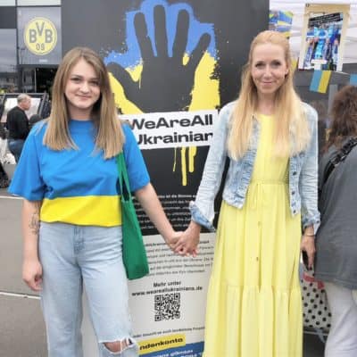 Kat Wulff beim Friedensfest in Dortmund